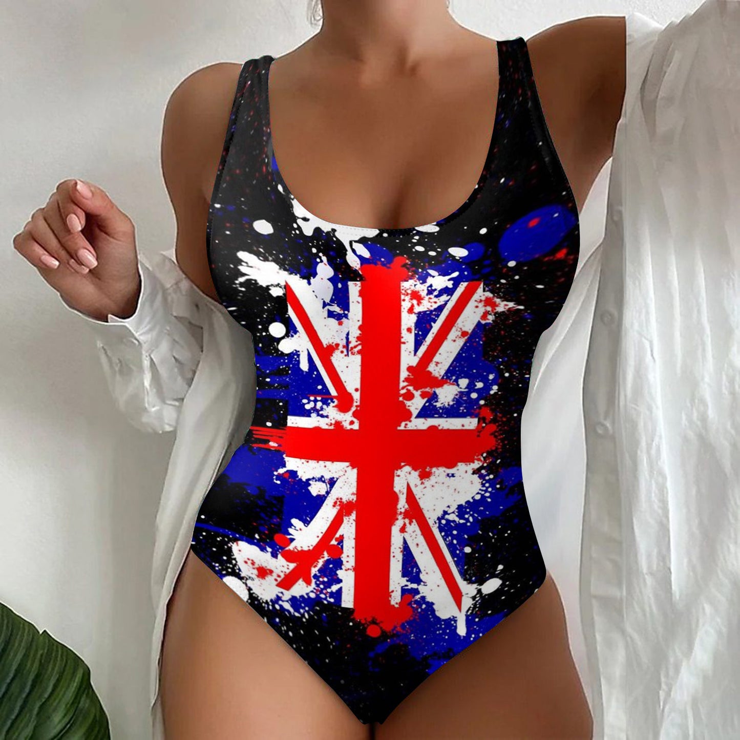 Creative 3D Printing Women's Bikini One-piece Swimsuit