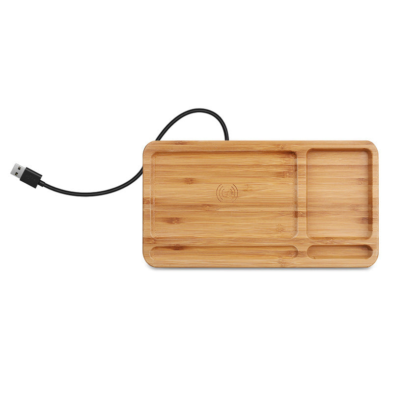 Bamboo wood wireless charger