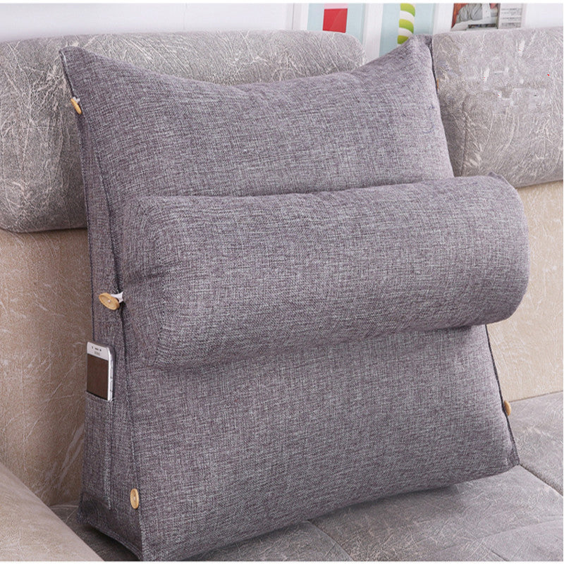 Multifunctional tatami pillow with round pillow