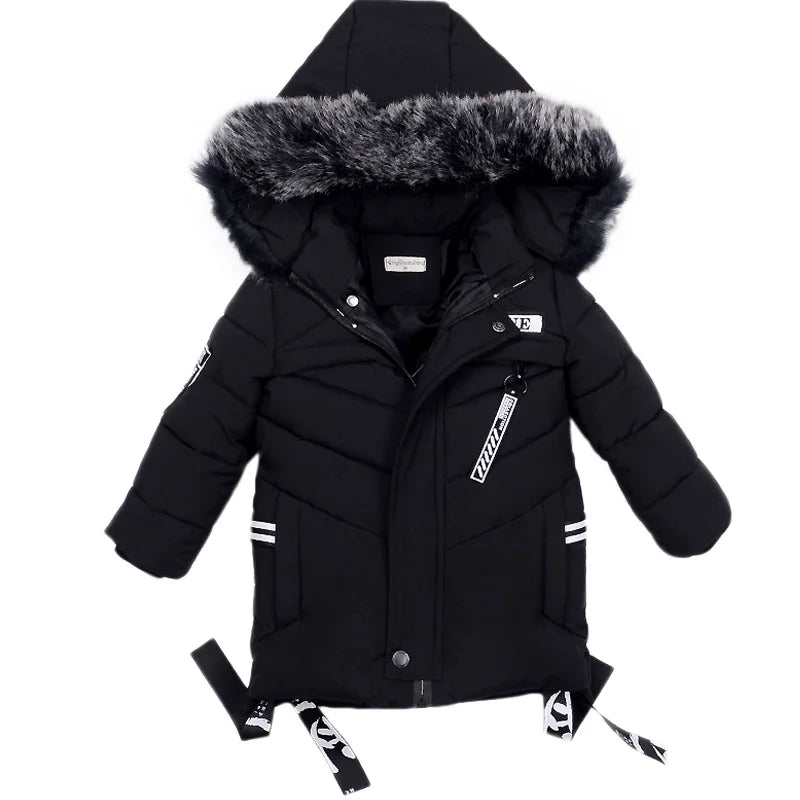 Baby Boys Jacket Autumn Winter Jacket for Boys Children Jacket Kids Hooded Warm Outerwear Coat for Boy Clothes 2 3 4 5 Year