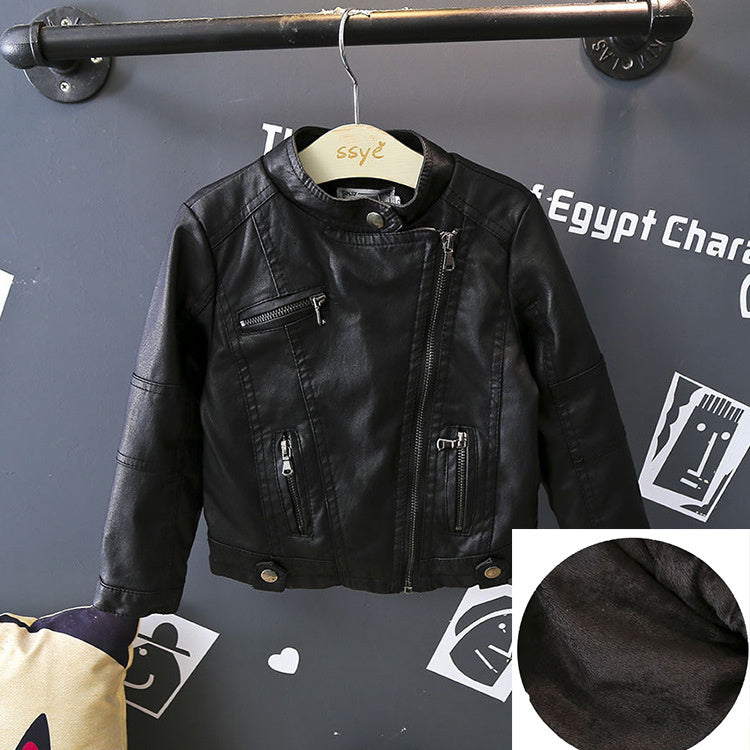 Boys And Girls Warm And Trendy Leather Jackets