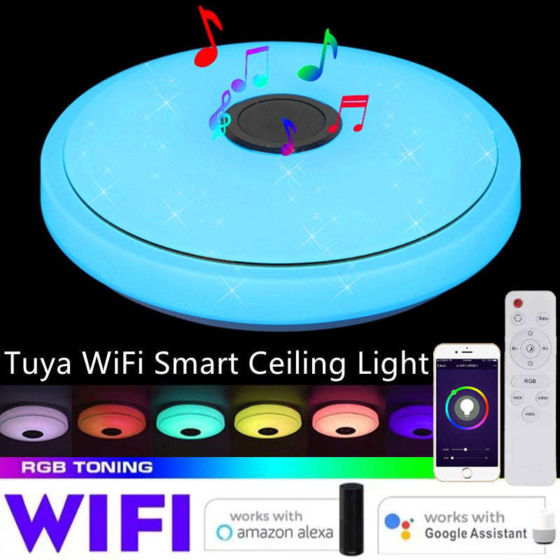 Tuya Wifi Smart Decke Licht Led Bunte App Fernbedienung Bluetooth Lampen Alexa Google Home Kreuz-Grenze