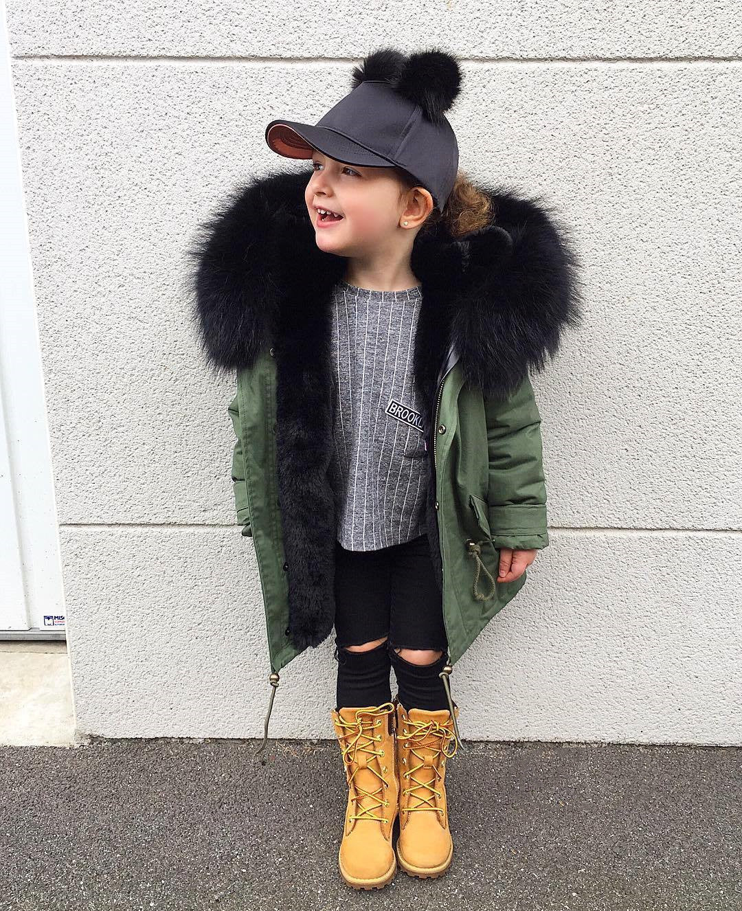 Children's faux fur coat