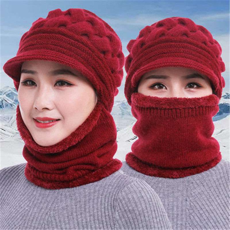 Wool hats for the middle-aged and the elderly in winter