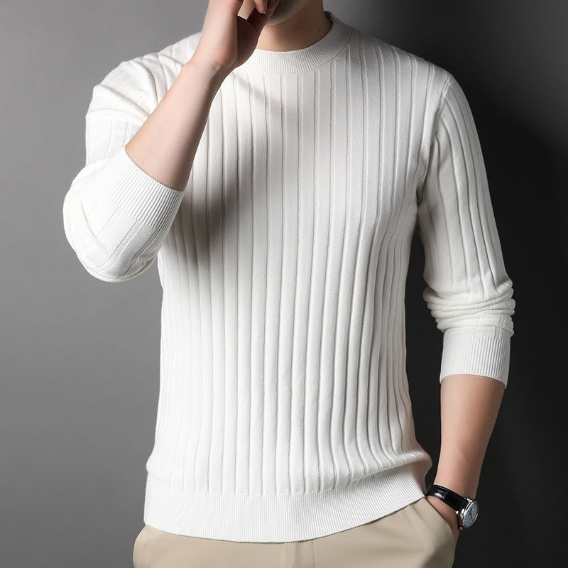 Men's Knitwear Leisure Round Neck Base