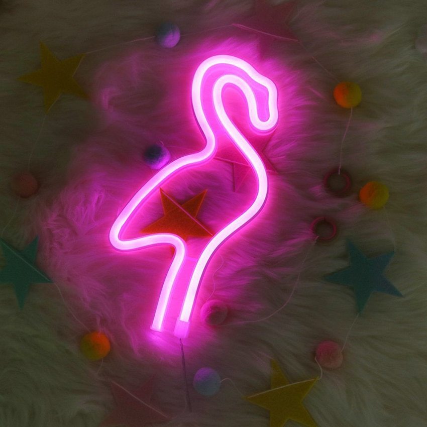 LED-Flamingo-Licht