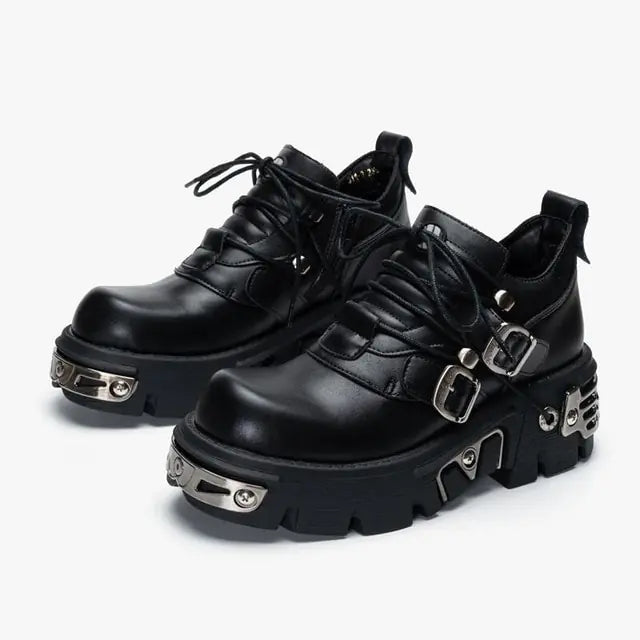 U-DOUBLE Marke Punk Stil Frauen Schuhe