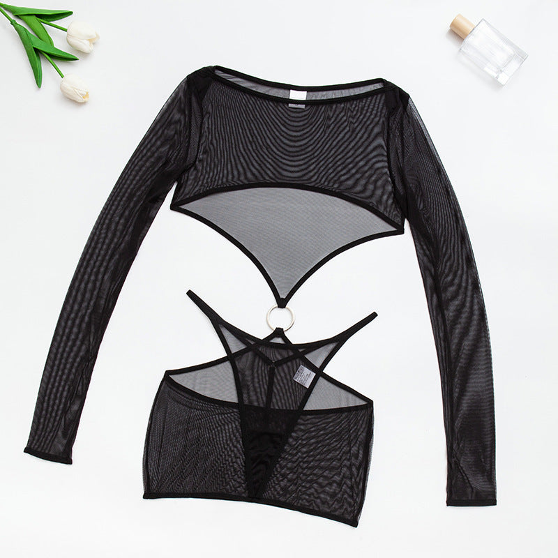 Summer New Comfortable Sheer Mesh Underwear Two-piece