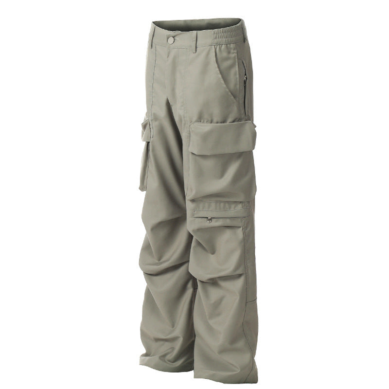 Fashion Three-dimensional Multi-pocket Men's Pants