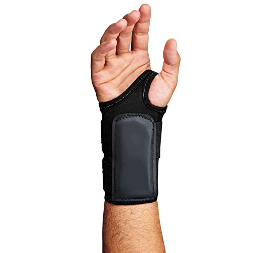 Ergodyne - 70026 ProFlex 4010 Double-Strap Right Wrist Support, Black, Large