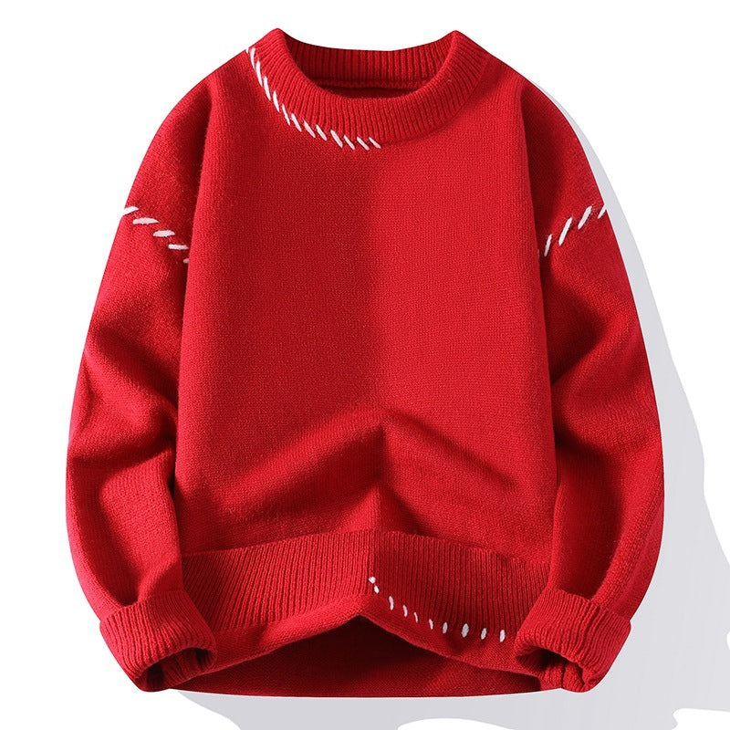 Round Neck Sweater Autumn And Winter Sweater