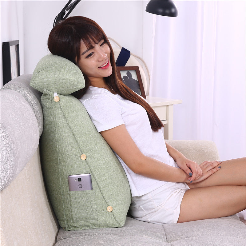 Multifunctional tatami pillow with round pillow