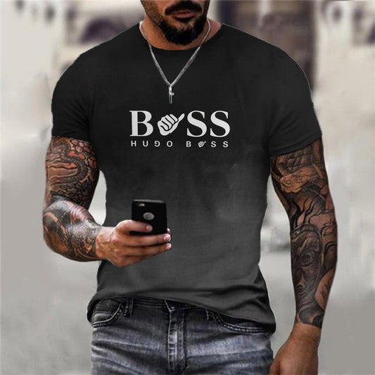 Men's Printed Fashion Fashion Short Sleeve Casual