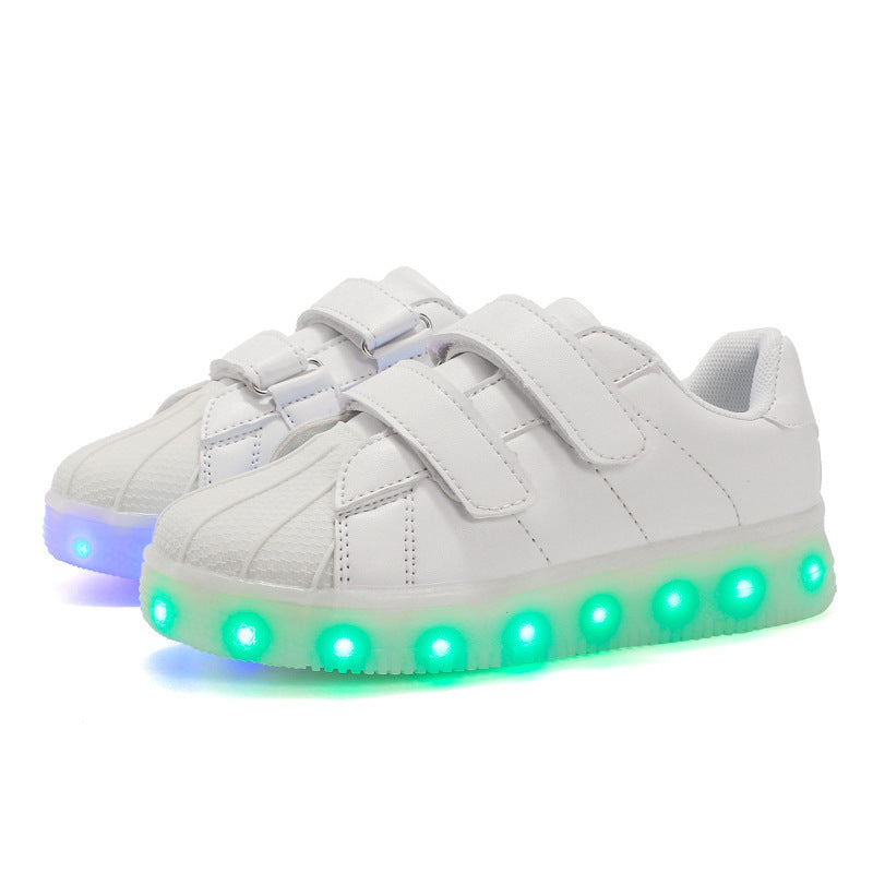 Shell Head Colorful Upgrade Fashion Cool LED Light Shoes