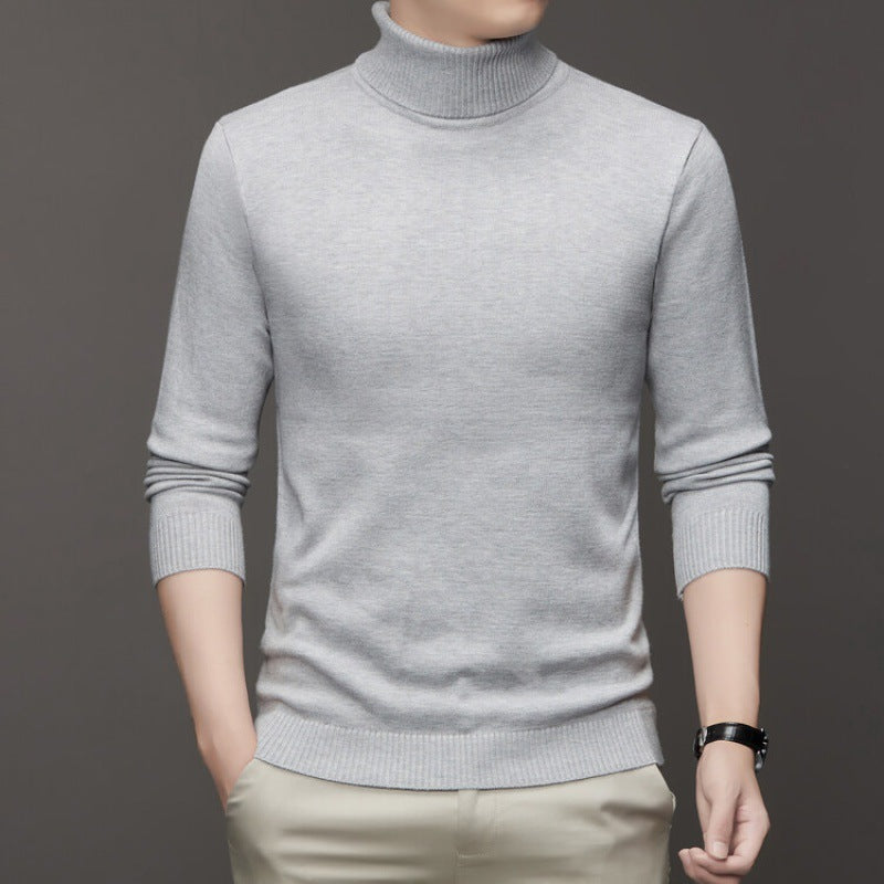 Men's Turtleneck Sweater Winter Thickening