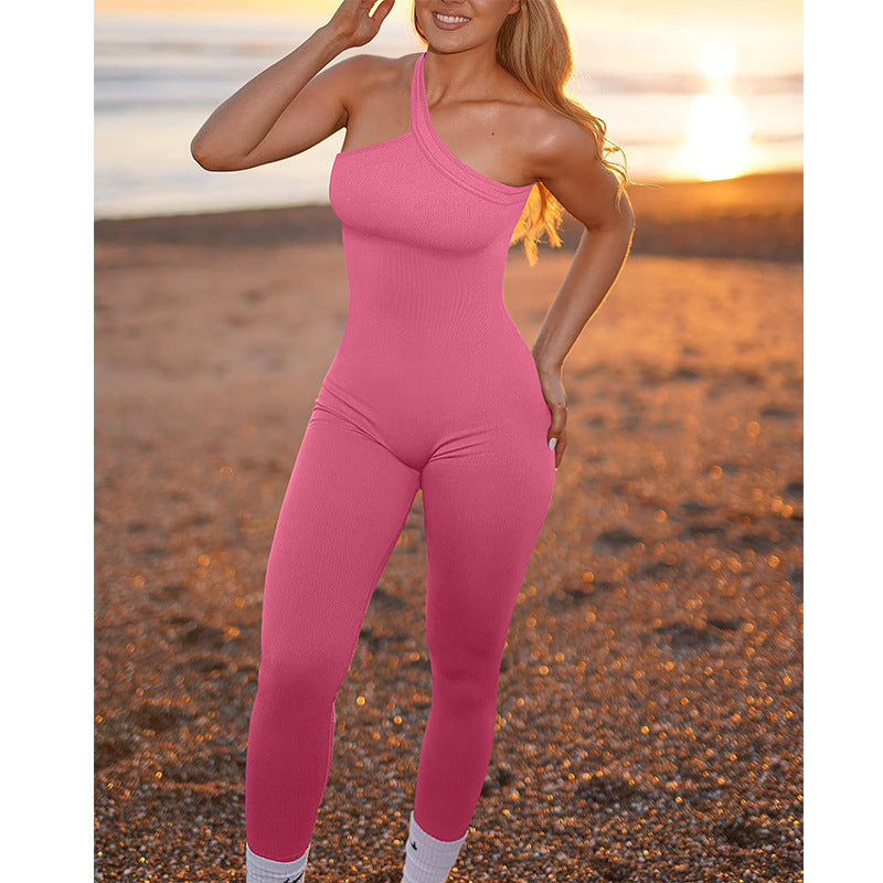 Women's European And American High Elastic Jumpsuit