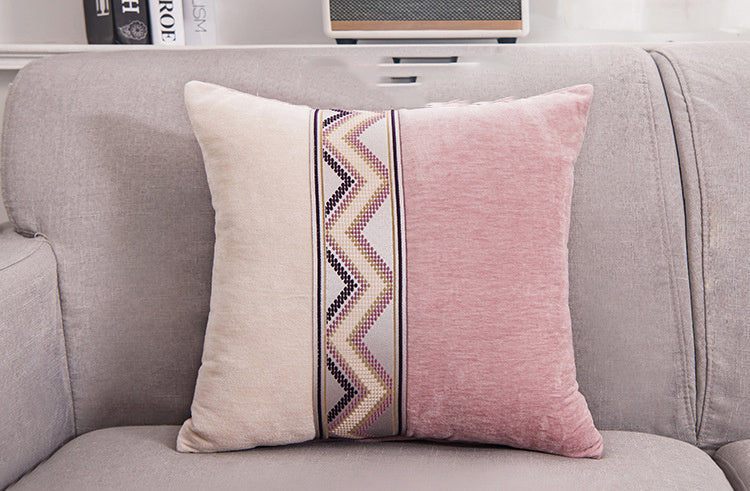 Office sofa pillow chenille pillow cover