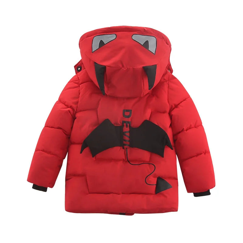 Baby Boys Jacket Autumn Winter Jacket for Boys Children Jacket Kids Hooded Warm Outerwear Coat for Boy Clothes 2 3 4 5 Year