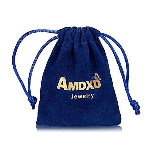 AMDXD Geschenke Für Männer Herren Armband, Leder Armbänder Jungen Gewebt Kette Herren Armbänder Gravur Gold Handhandgelenk Kette Edelstahl mit Magnet Verschluss, Länge 21.5cm