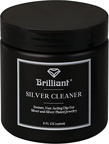 Brilliant Silver Dip Cleaner, Black 8 Oz