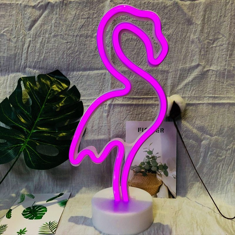 LED-Flamingo-Licht