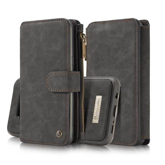 Zipper bag split multi-function Samsung S8 mobile phone case Vintage flip wallet card Samsung S8 plus leather case