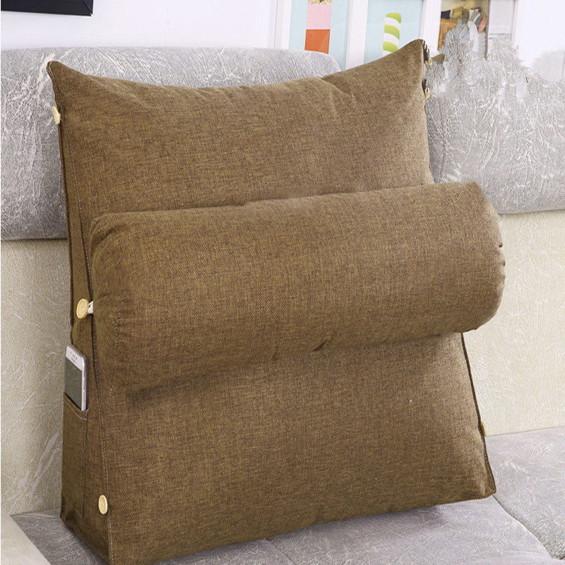 Multifunctional tatami pillow with round pillow