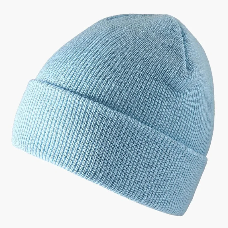 Ribbed Knitted Fisherman Beanie Hat