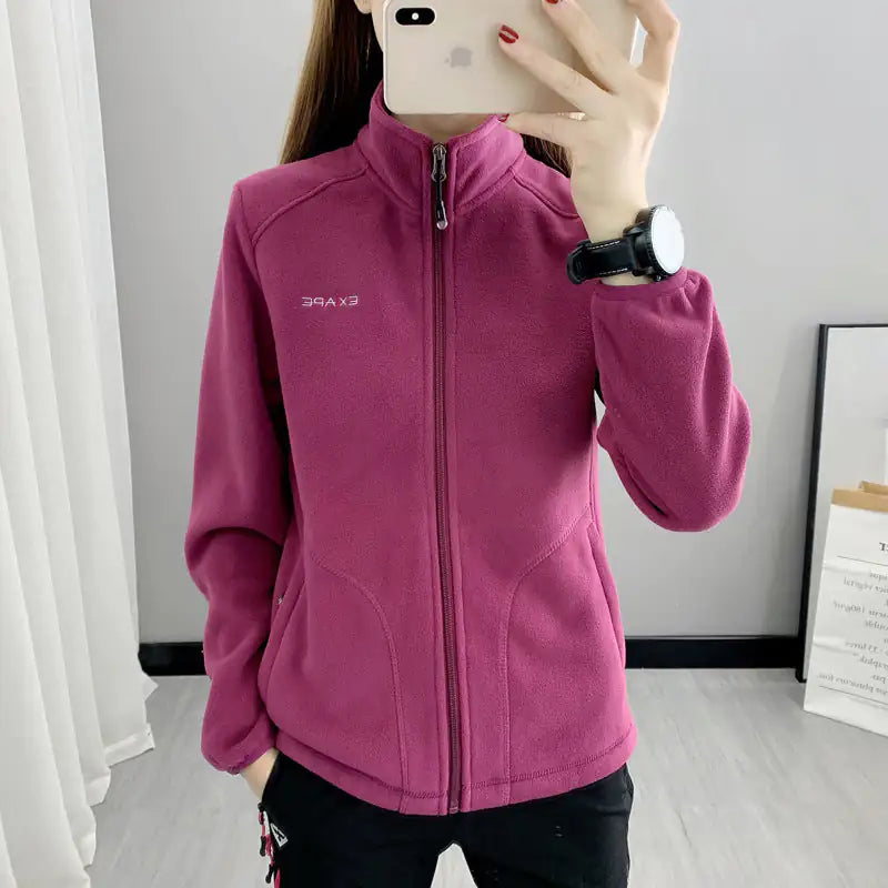 Casual Thickening Polar Fleece Shell Jacket