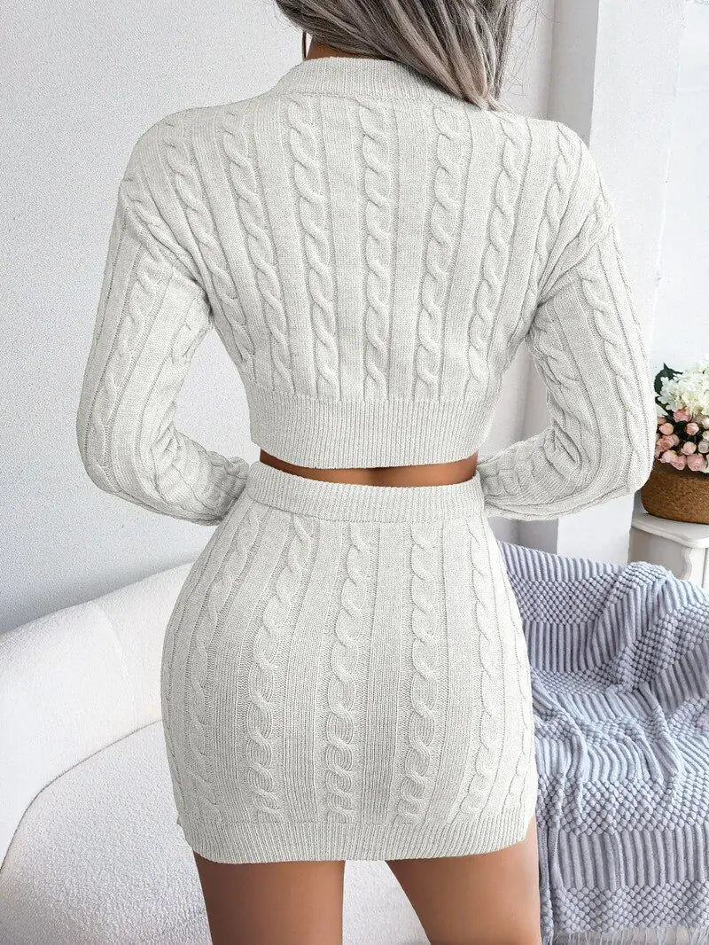 Twist Knit 2-Piece Women's Set