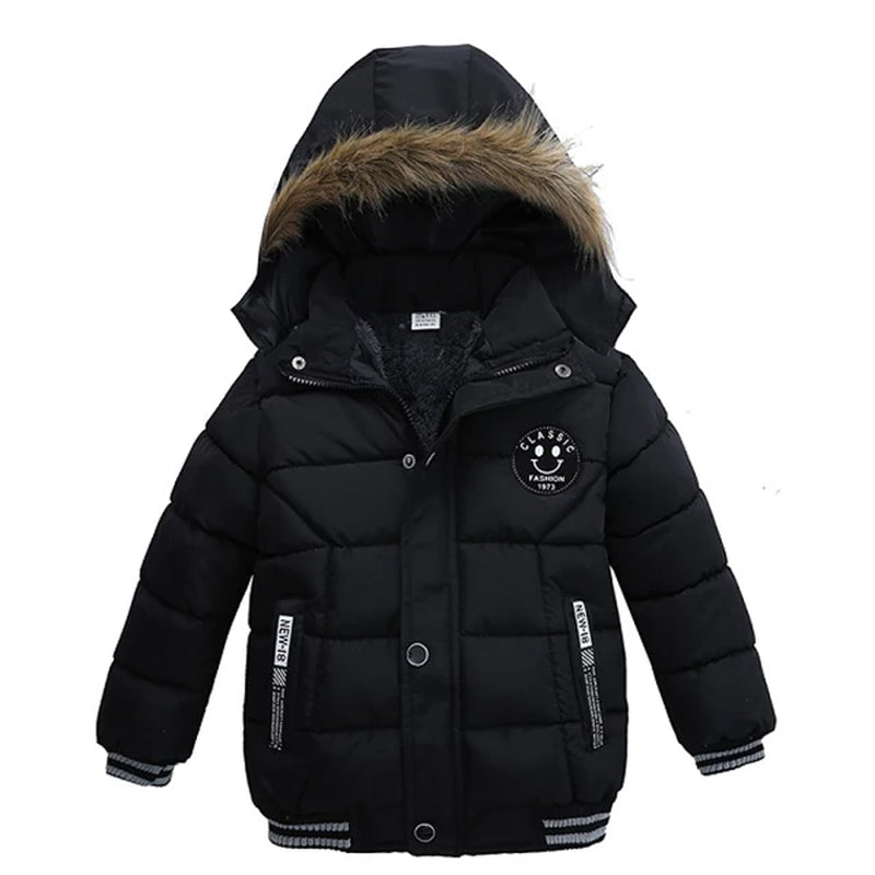 Autumn Winter Baby Boys Jacket Jacket for Boys Children Jacket Kids Hooded Warm Outerwear Coat for Boy Clothes 2 3 4 5 Yrs