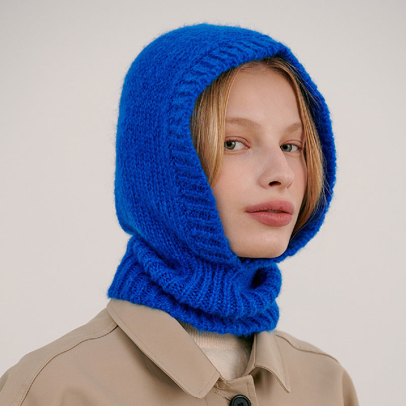 Korean Designer Models Containing 20 Wool Overhead Warm Wool Hats