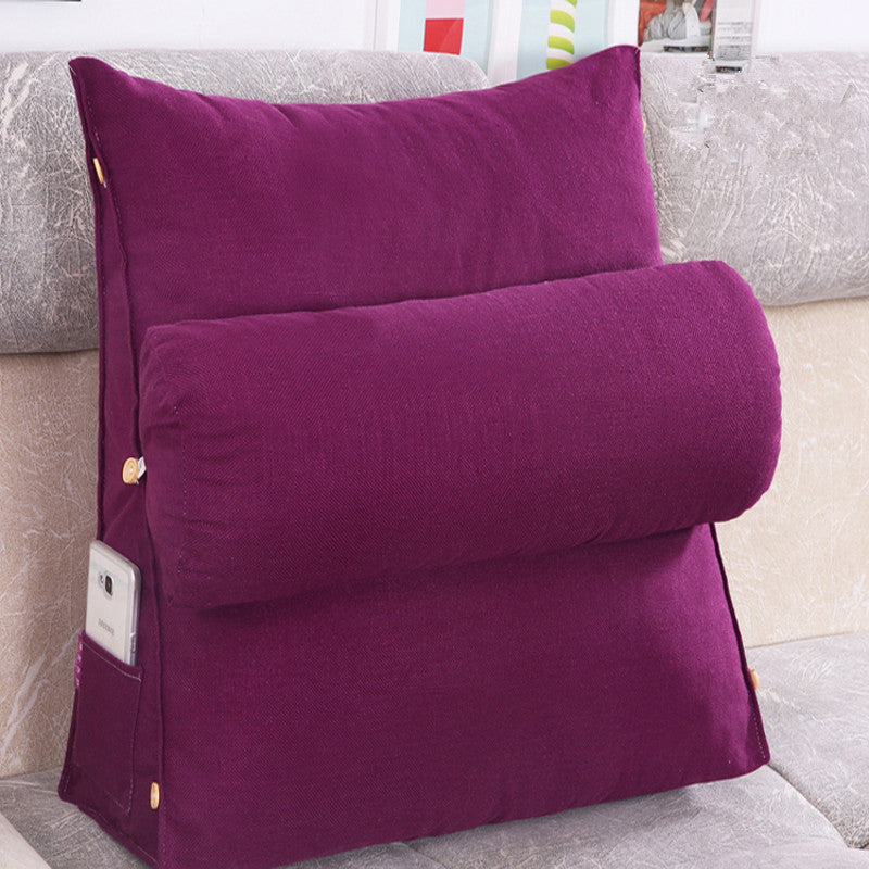 Multifunctional tatami pillow with round pillow