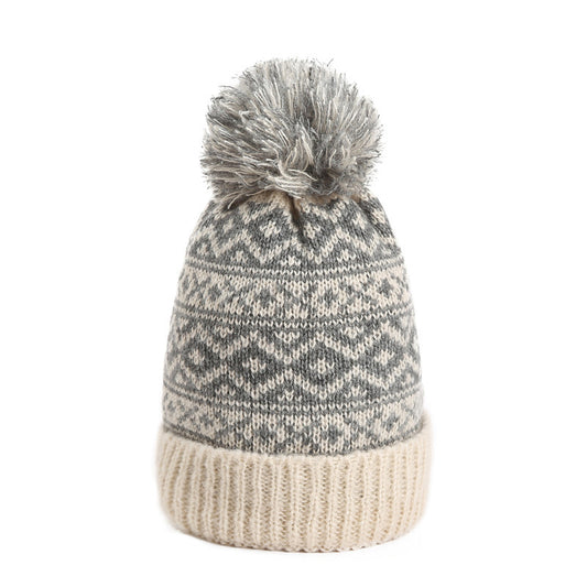 Wool Knitted Hat Female Korean Version Sweet