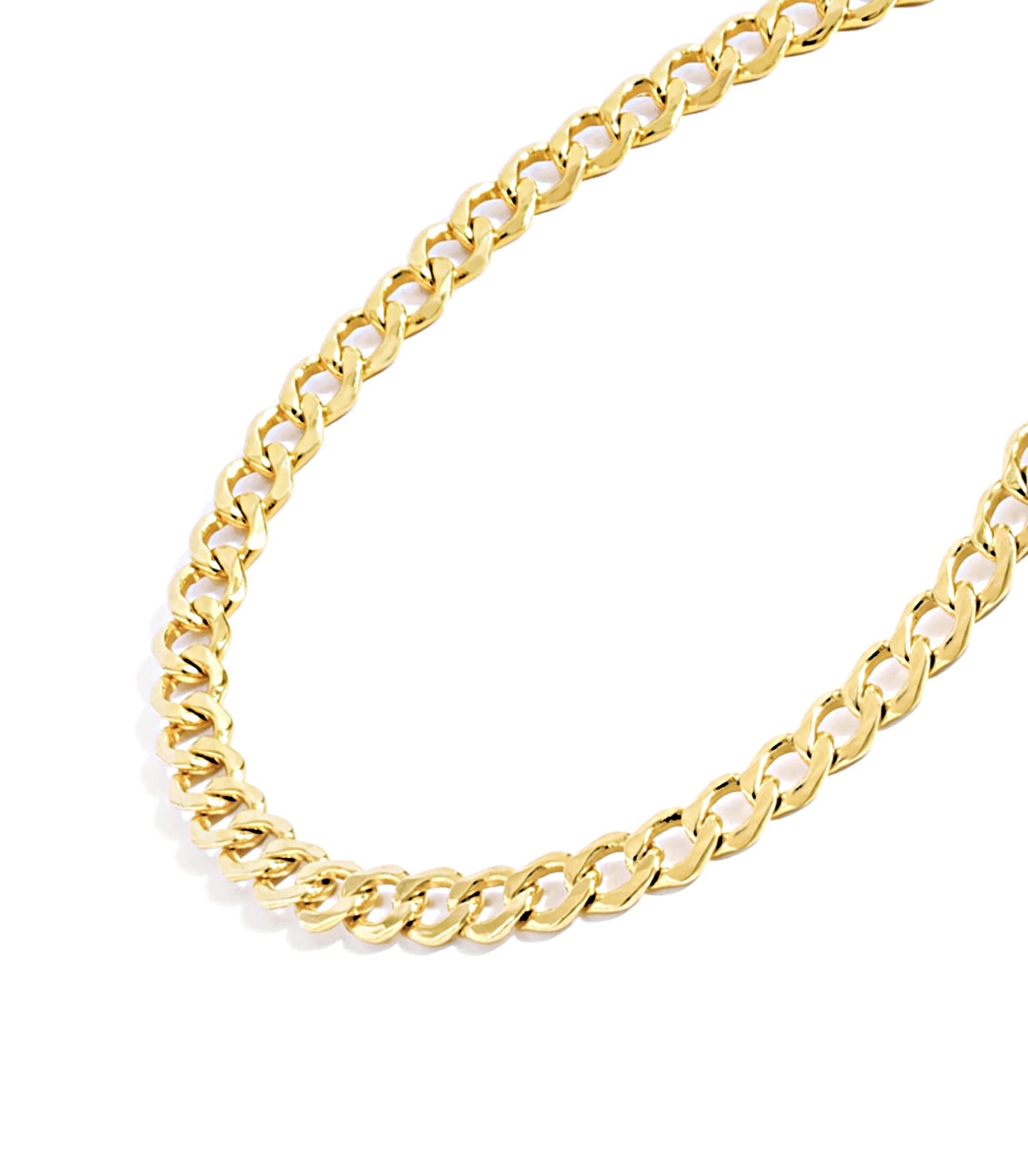 Jewelry Atelier Gold Chain Necklace Collection - 14K Solid Yellow Gold Filled Miami Cuban Curb Link Chain Necklaces for Women and Men with Different Sizes (2.7mm, 3.6mm, 4.5mm, or 5.5mm)