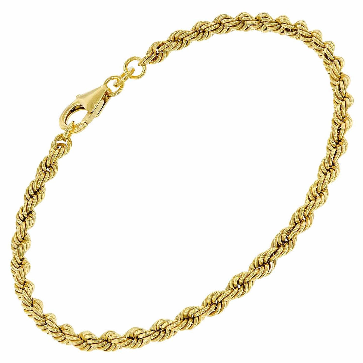 trendor Damen-Armband 333 Gold / 8 Karat Kordelkette zauberhafter Goldschmuck für Frauen, elegante Geschenkidee, 51879 18,5 cm