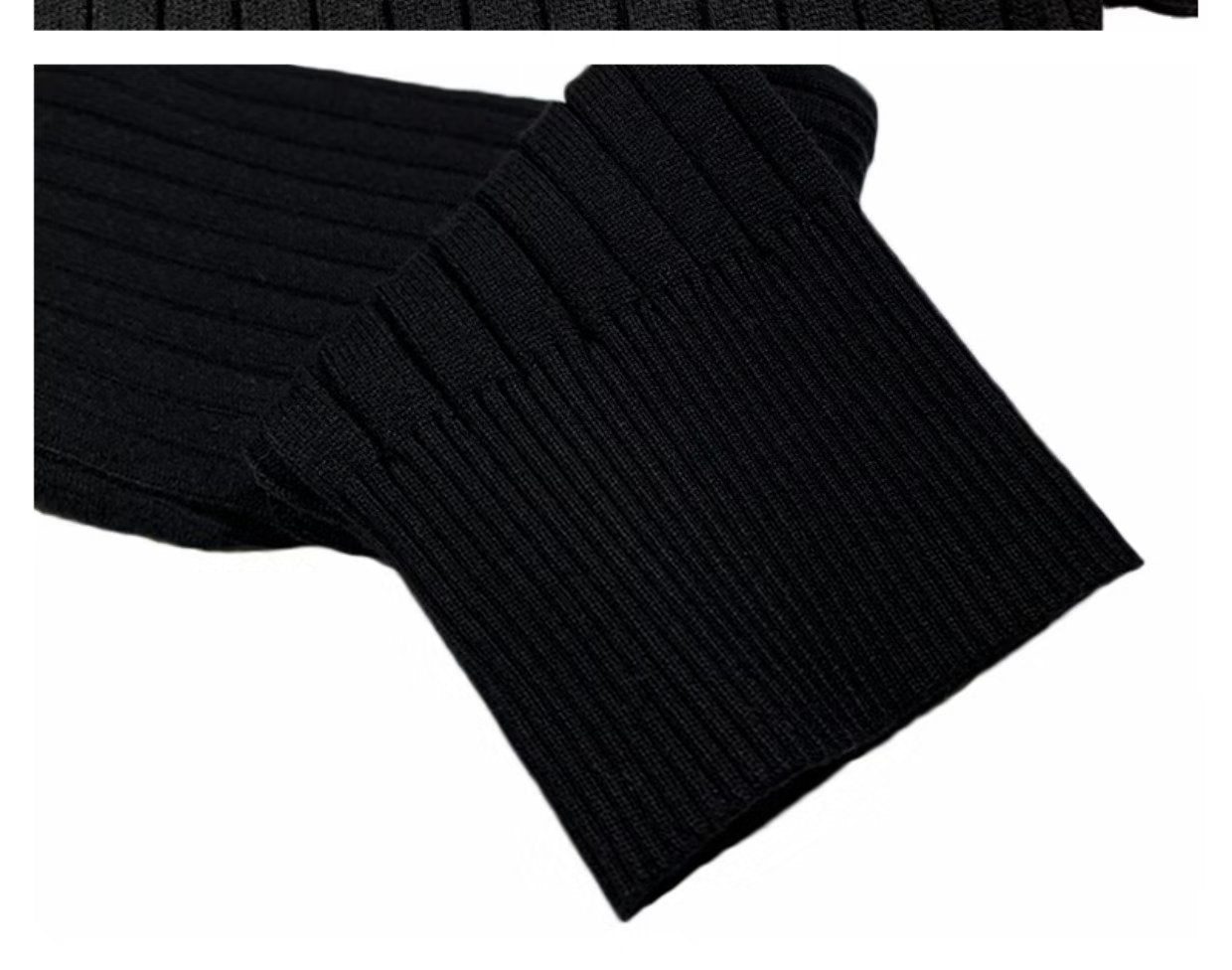 Polo Shirt Lapel Sweater Men's Long Sleeve Knitted