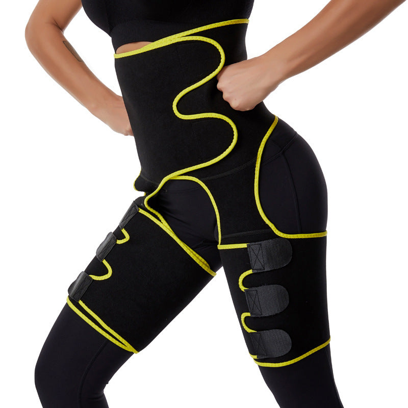 Sports Waist Belt Adjustable One-piece Girdle Leg Straps