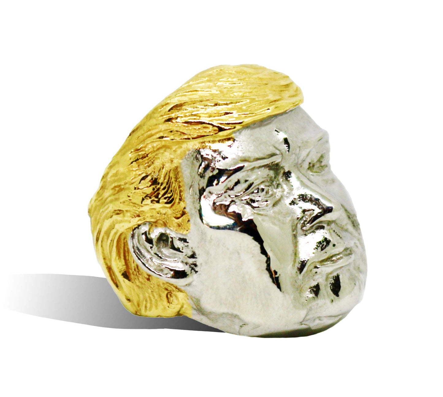 B & L Products Donald Trump President Ring, Trump Presidential Ring, Trump Rings for Men, Trump Jewelry, Funny and Unique Gift for Trump Supporters, Gold (9)