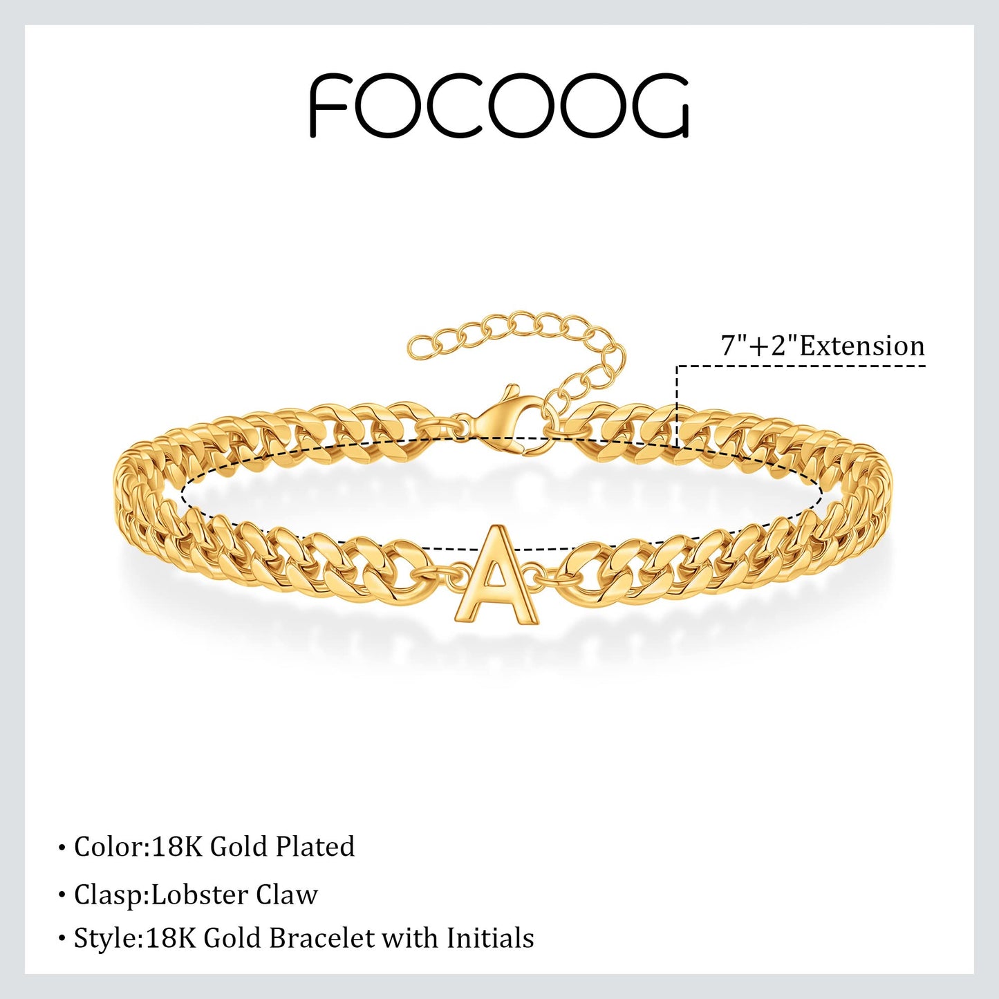 Gold Bracelet Mens Gifts, Cuban Link Bracelet for Men Letter J Gold Bracelets for Men Initial Bracelet for Men Gold Chain Bracelet for Men Dainty Mens Jewelry Meaningful Gifts Bracelets for Men