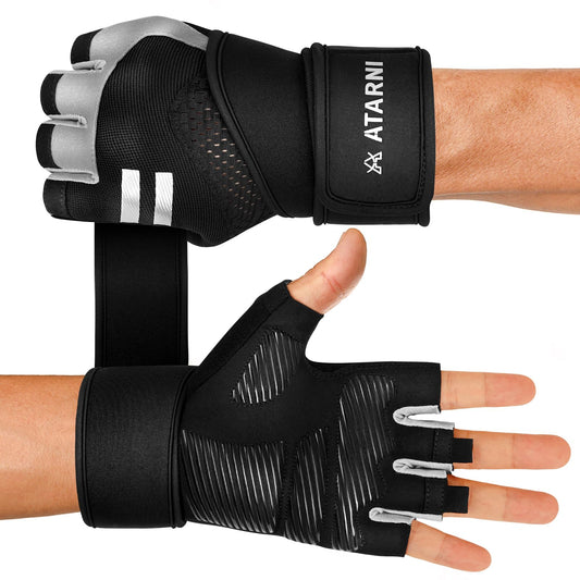 Fitness Handschuhe Trainingshandschuhe Herren & Damen - Sporthandschuhe mit Handgelenkschutz & Perfektem Grip Gym Gloves für Kraftsport,Krafttraining,Gewichtheben,Bodybuilding,Crossfit Training