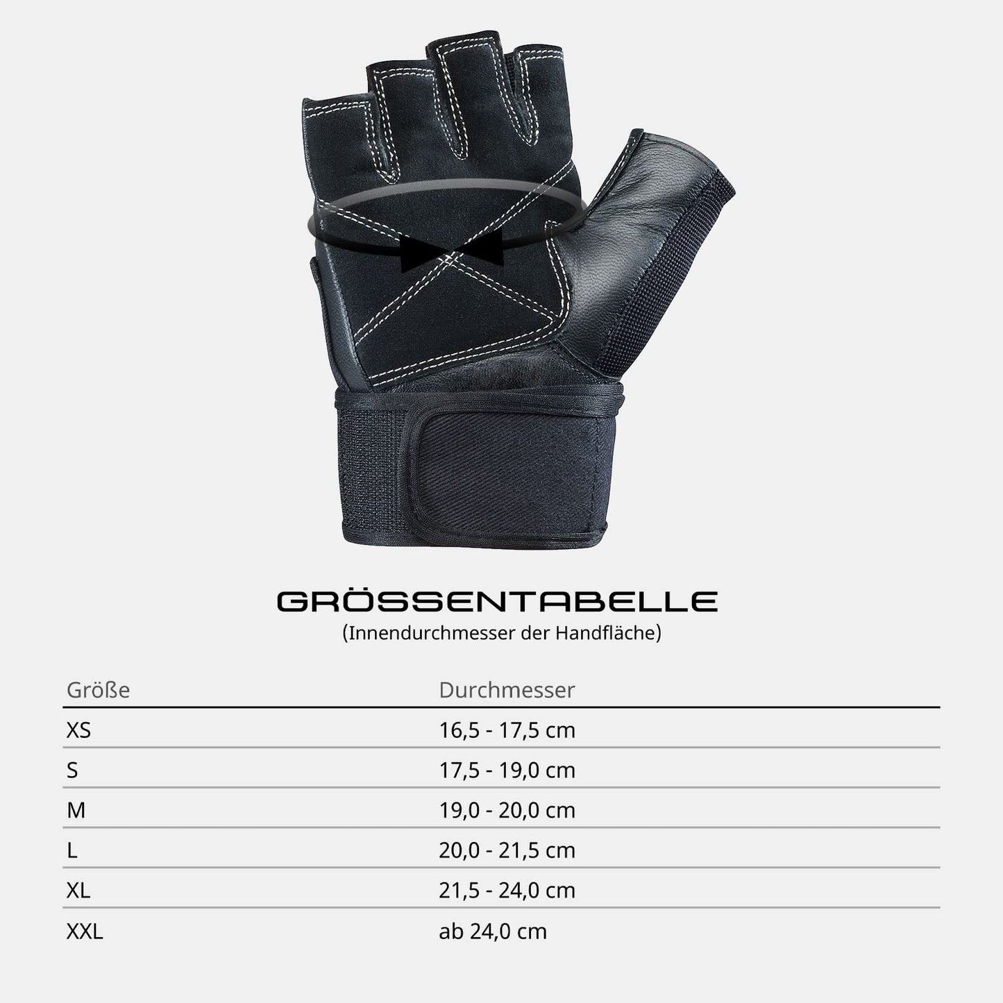 silverton Power Fitness Handschuhe mit Handgelenkumwicklung | Verstellbarer Druck für optimale Stabilität | für Herren & Damen | Gym Handschuhe, Gewichtheber Handschuhe