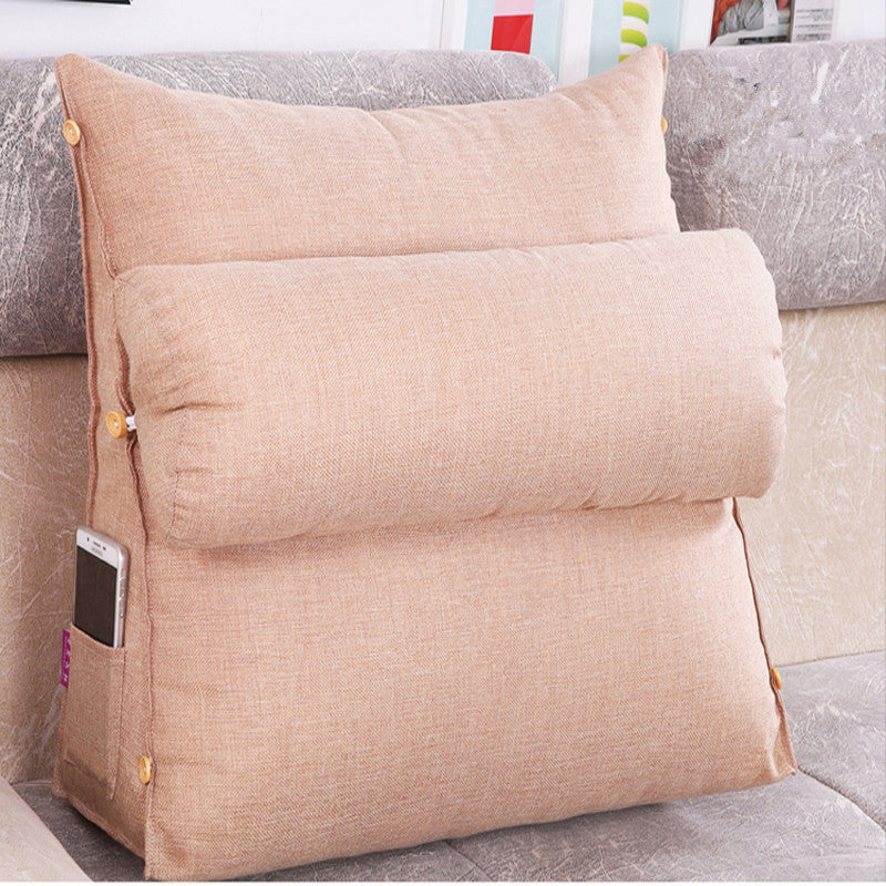 Multifunctional tatami pillow with round pillow