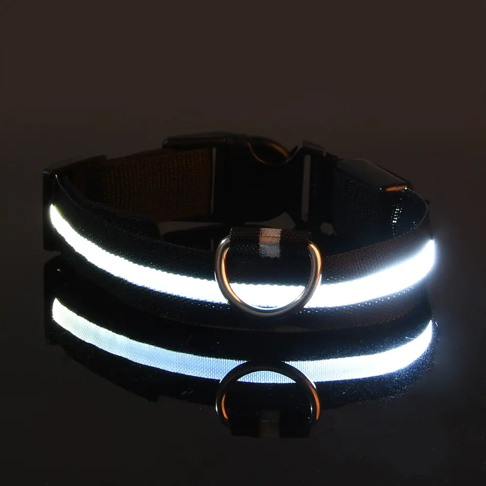 LED Glowing Adjustable Pet Collar