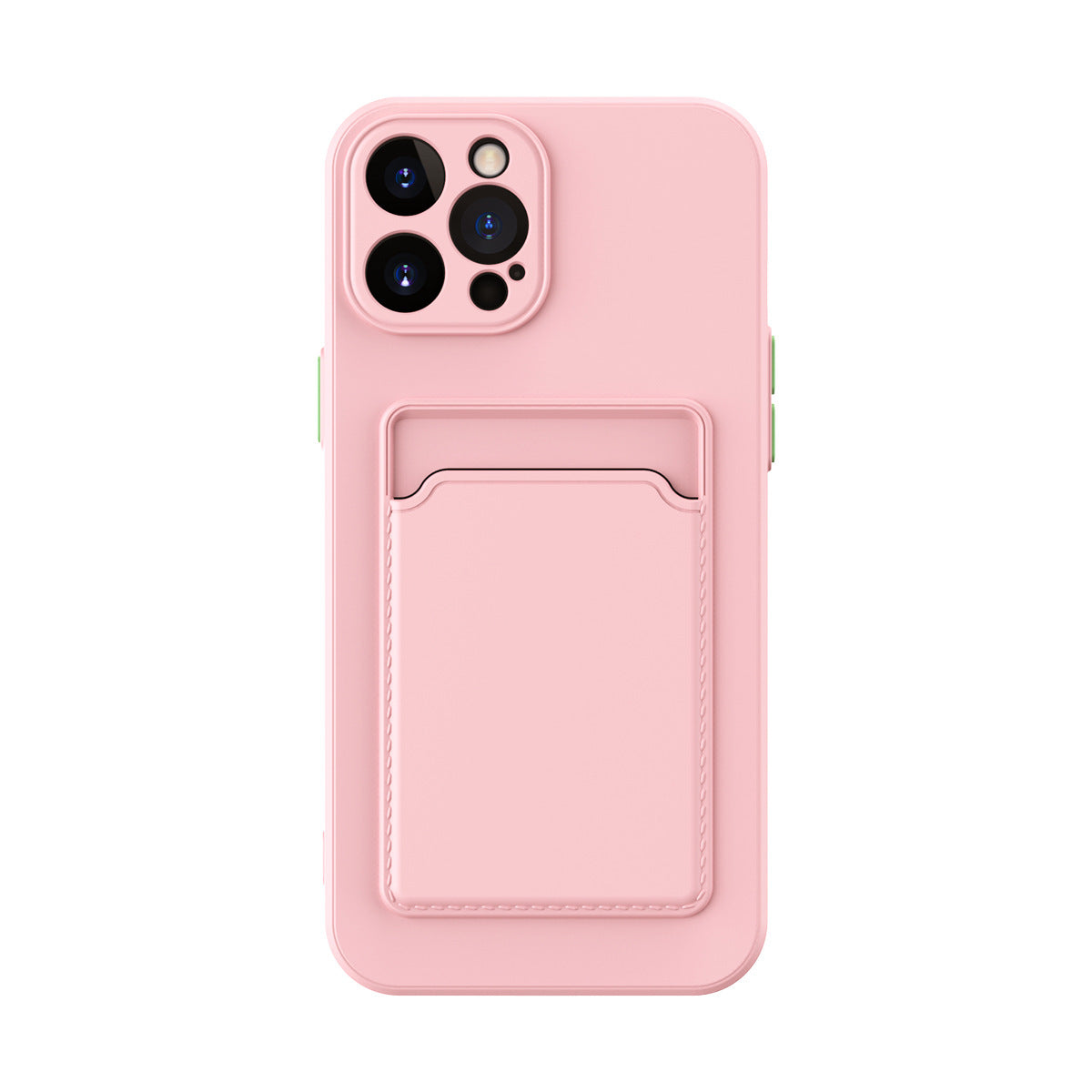 Simple Pure Color Liquid Silicone Phone Case