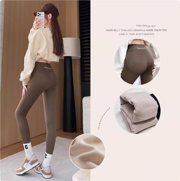 Leggings aus Lammfleece für Damen