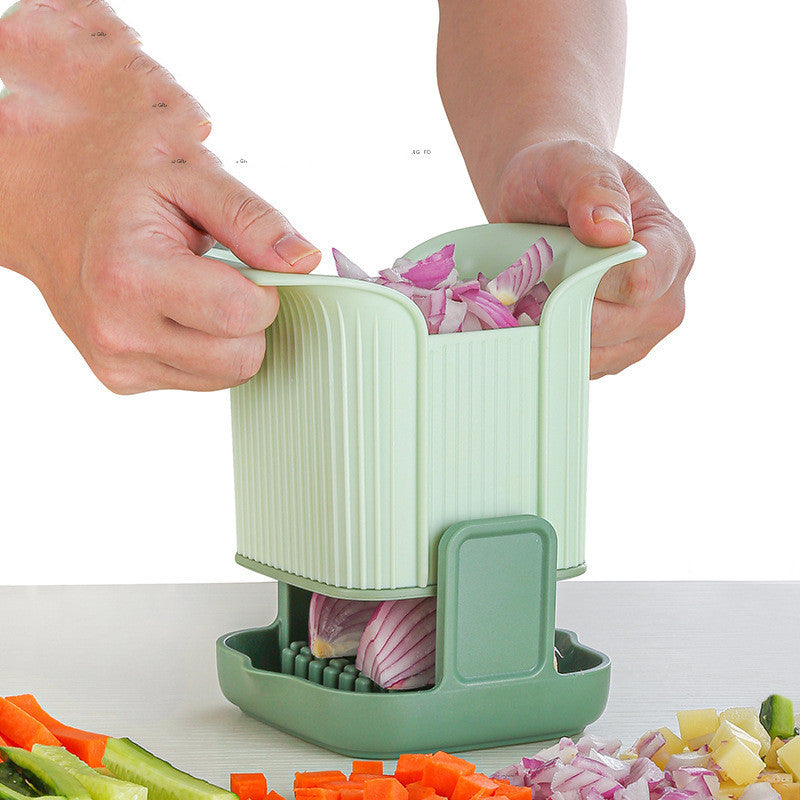 Multifunctional Vegetable Chopper French Fries Cutter Household Hand Pressure Onion Dicer Cucumber Potato Slicer Kitchen Tools