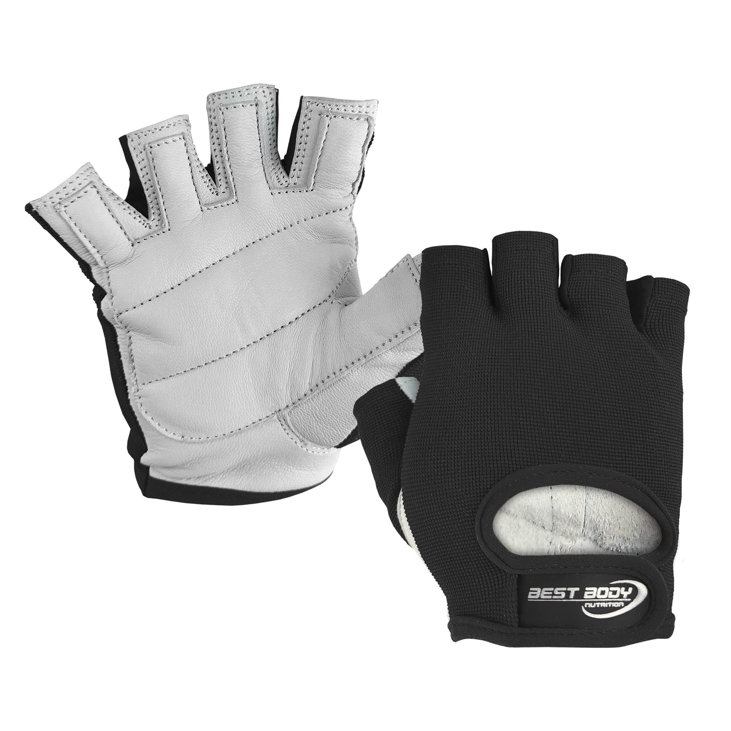 Best Body Nutrition Power Handschuh, Mehrfarbig (schwarz), L