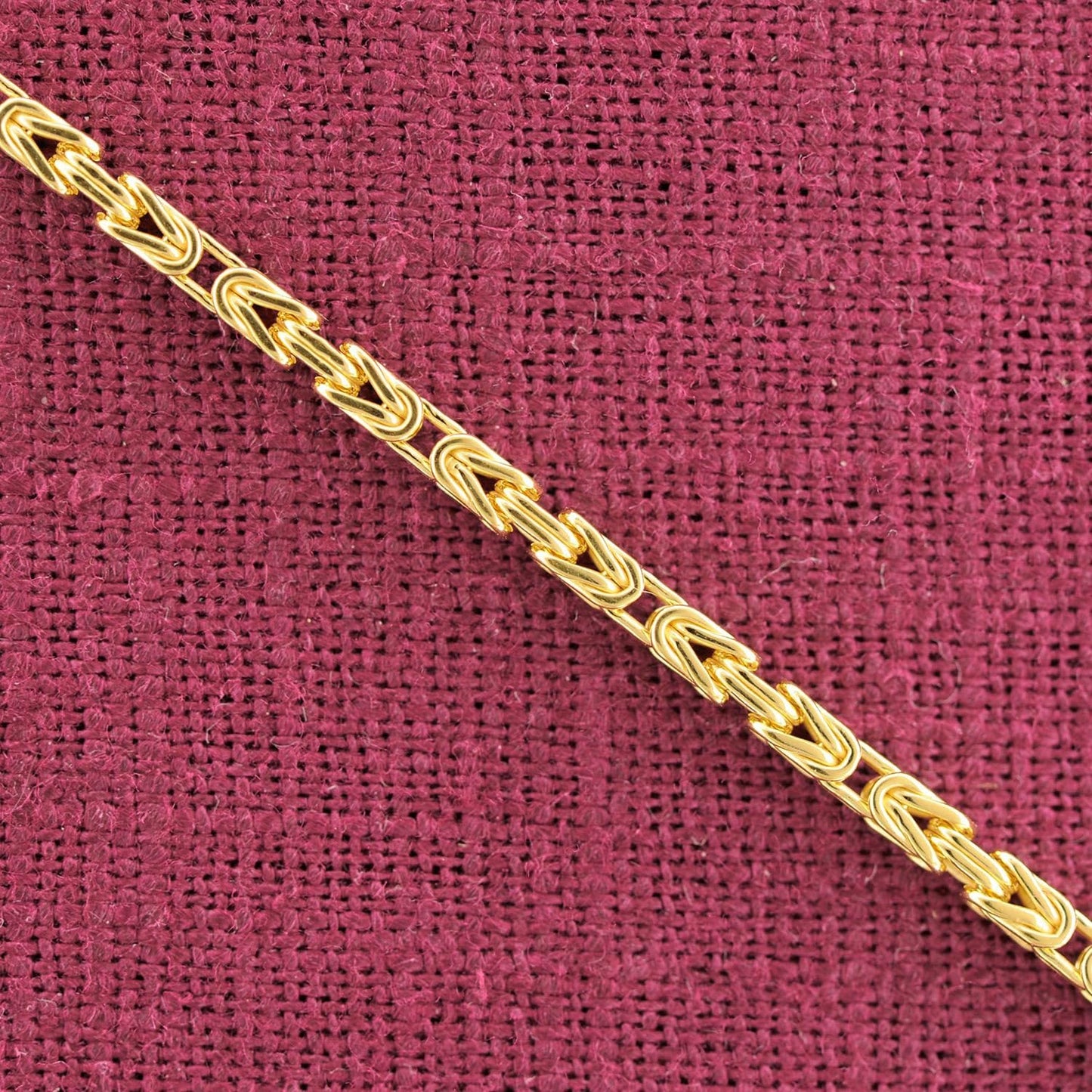 trendor Damen-Armband Königskette Gold 333/8K Breite 2,0 mm zauberhafter Armschmuck aus Echtgold für Frauen, zeitlose Geschenkidee, 15791-19 19 cm