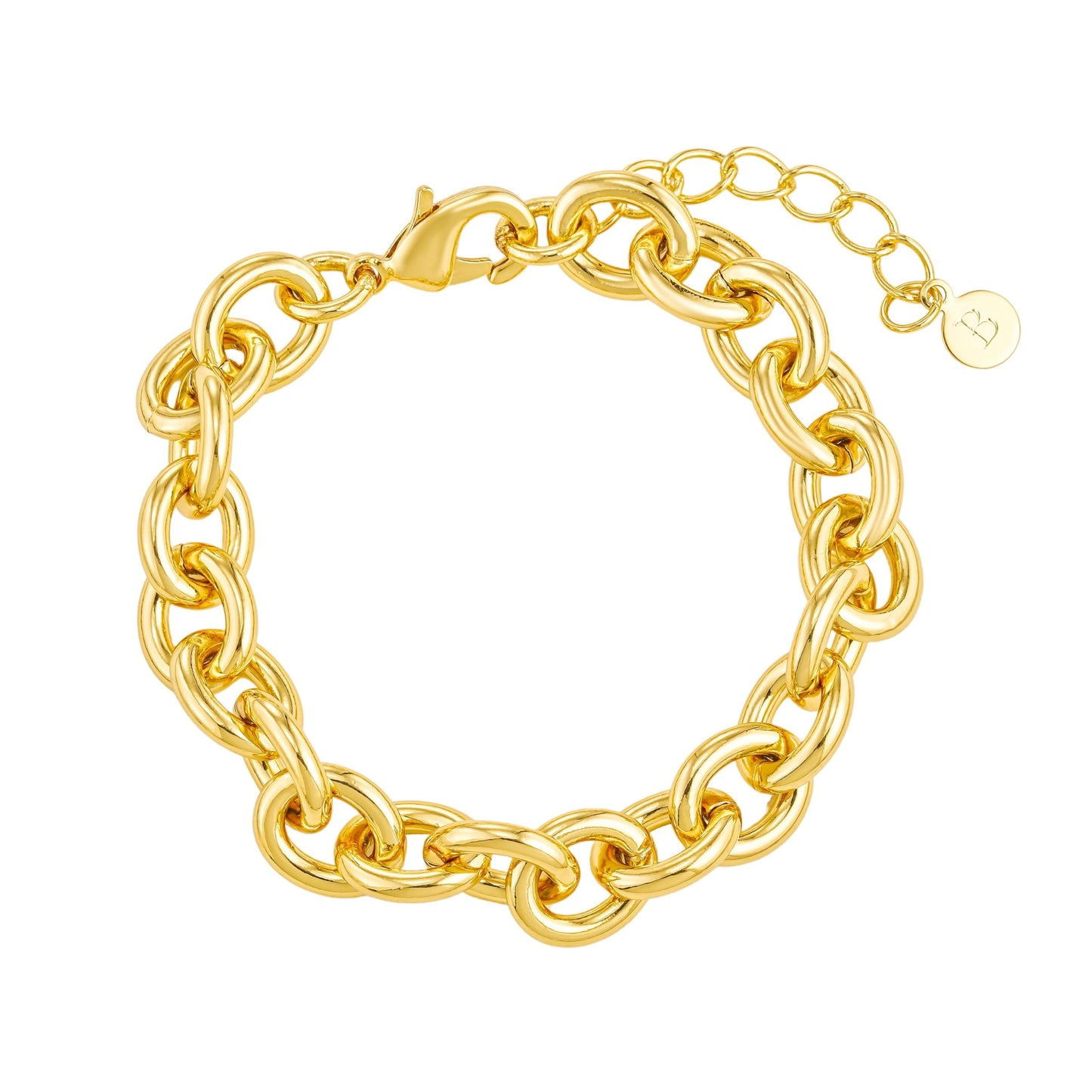 Brandlinger ® Armband Damen gold. Armband silber oder Armband gold. Schmuck Damen vergoldet mit 18 Karat (Silber und Gold) für Frauen und Mädchen. Länge 17-20cm